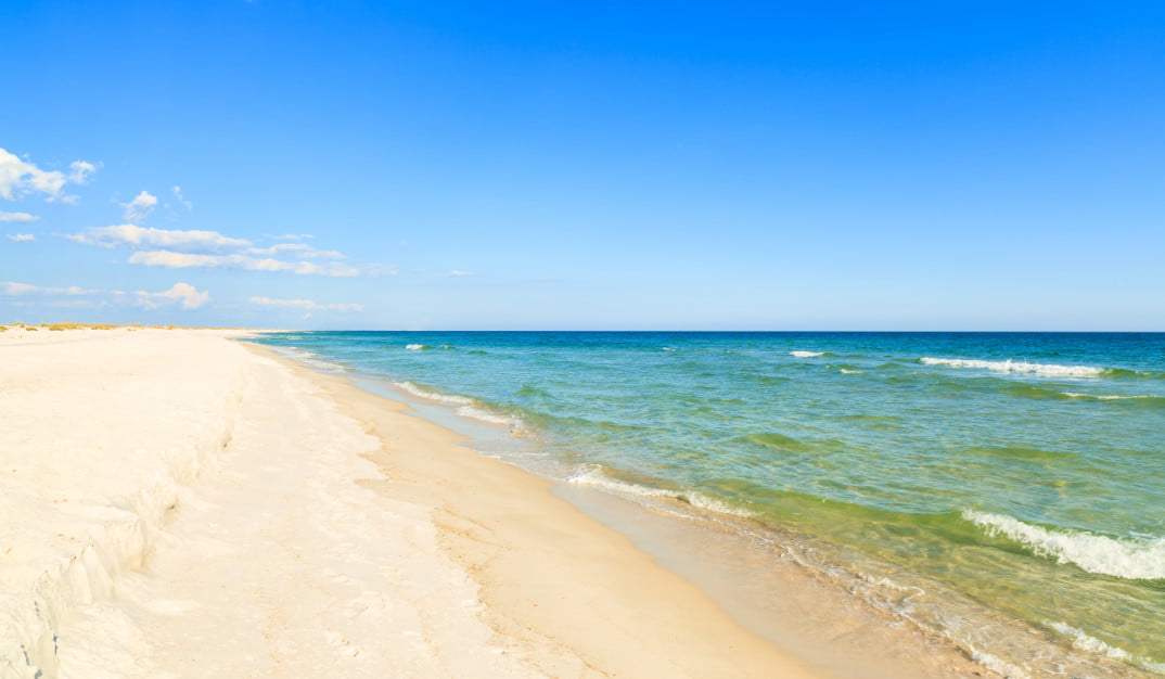 beach at St George Island Florida